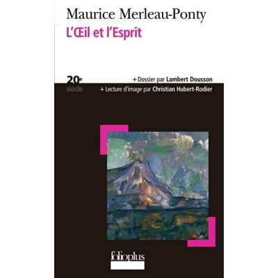 Maurice Merleau-Ponty L'Oeil Et L'Esprit - Publicité Maurice Merleau-Ponty L'Oeil Et L'Esprit - Publicité