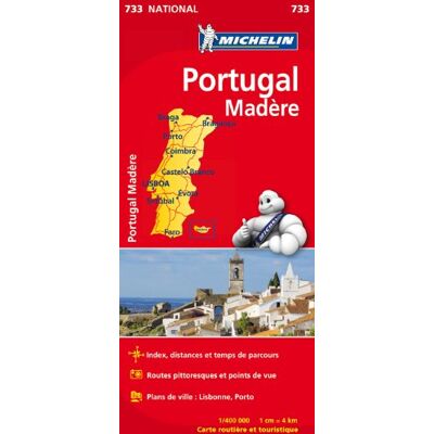 Collectif Michelin Carte Portugal, Madère Michelin - Publicité Collectif Michelin Carte Portugal, Madère Michelin - Publicité