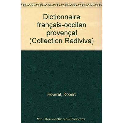 Collectif Dictionnaire Français-Occitan Provençal - Publicité Collectif Dictionnaire Français-Occitan Provençal - Publicité