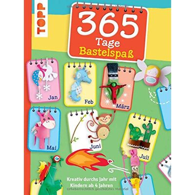 frechverlag 365 Tage Bastelspaß: Kreativ Durchs Jahr Mit Kindern Ab 4 Jahren - Publicité frechverlag 365 Tage Bastelspaß: Kreativ Durchs Jahr Mit Kindern Ab 4 Jahren - Publicité