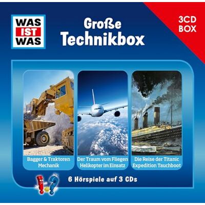 Was Ist Was 3-Cd Hörspielbox Vol. 13 - Große Technik - Publicité Was Ist Was 3-Cd Hörspielbox Vol. 13 - Große Technik - Publicité