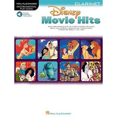 Various Disney Movie Hits (Clarinet) Clt Book/cd - Publicité Various Disney Movie Hits (Clarinet) Clt Book/cd - Publicité