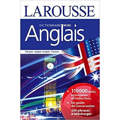 Larousse Anglais Mini Dictionnaire : Français-Anglais, Anglais-Français. English Mini Dictionary : French-English, English-French - Publicité Larousse Anglais Mini Dictionnaire : Français-Anglais, Anglais-Français. English Mini Dictionary : French-English, English-French - Publicité