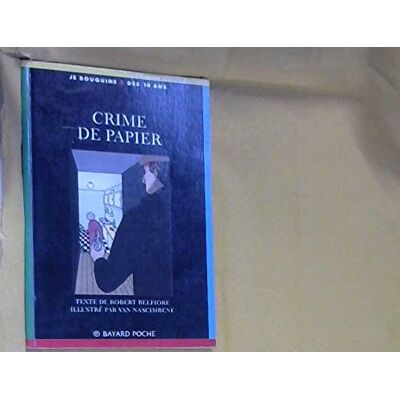 Robert Belfiore Crime De Papier - Publicité Robert Belfiore Crime De Papier - Publicité