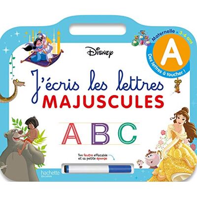 Disney J'Écris Les Lettres Majuscules : Maternelle 3-6 Ans - Publicité Disney J'Écris Les Lettres Majuscules : Maternelle 3-6 Ans - Publicité