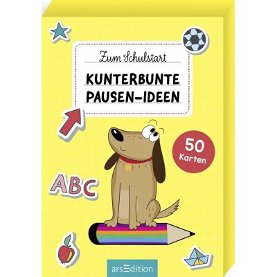 Zum Schulstart – Kunterbunte Pausen-Ideen: 50 Karten Handliche Kartenbox Für Die Schultasche - Publicité Zum Schulstart – Kunterbunte Pausen-Ideen: 50 Karten Handliche Kartenbox Für Die Schultasche - Publicité