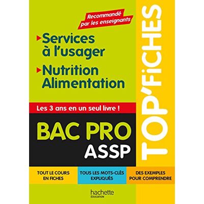 Collectif Services À L'Usager, Nutrition Alimentation, Bac Pro Assp - Publicité Collectif Services À L'Usager, Nutrition Alimentation, Bac Pro Assp - Publicité