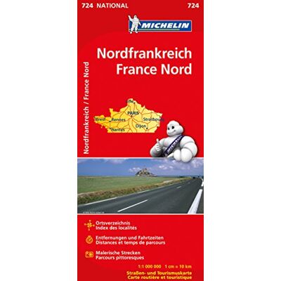 Frankreich Nord (Michelin Nationalkarte) - Publicité Frankreich Nord (Michelin Nationalkarte) - Publicité