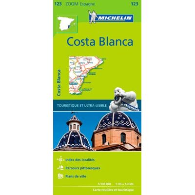 Costa Blanca 11123 Carte Zoom Michelin Kaart (Cartes (15700)) - Publicité Costa Blanca 11123 Carte Zoom Michelin Kaart (Cartes (15700)) - Publicité