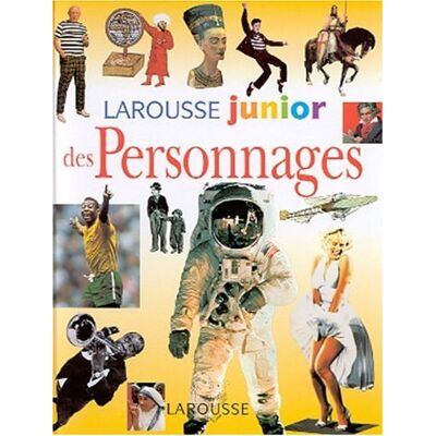 Larousse Junior Des Personnages - Publicité Larousse Junior Des Personnages - Publicité