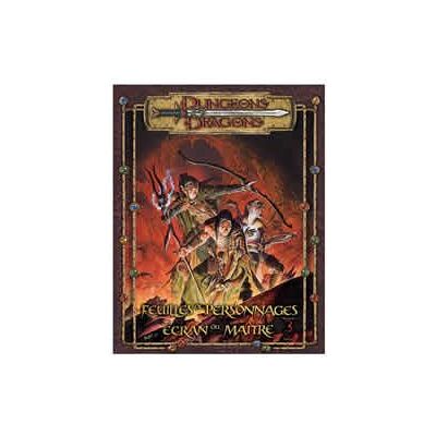 Ecran : Dungeons & Dragons V,3,5 (+feuilles De Personnages) - Publicité Ecran : Dungeons & Dragons V,3,5 (+feuilles De Personnages) - Publicité