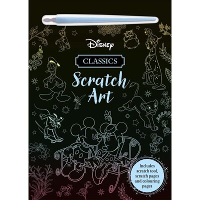 Walt Disney Disney Classics: Scratch Art (Young Adult Scratch & Colour) - Publicité Walt Disney Disney Classics: Scratch Art (Young Adult Scratch & Colour) - Publicité