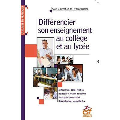Collectif Différencier Son Enseignement Au Collège Et Au Lycée - Publicité Collectif Différencier Son Enseignement Au Collège Et Au Lycée - Publicité