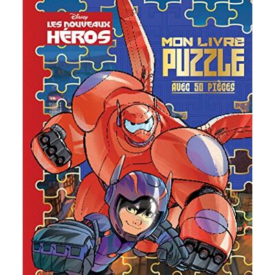 Disney Les Nouveaux Héros : Mon Livre Puzzle Avec 50 Pièces - Publicité Disney Les Nouveaux Héros : Mon Livre Puzzle Avec 50 Pièces - Publicité