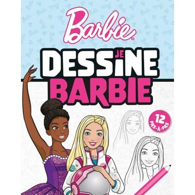 Mattel Je Dessine Barbie : 12 Pas-À-Pas - Publicité Mattel Je Dessine Barbie : 12 Pas-À-Pas - Publicité