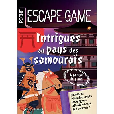 Valérie Cluzel Escape Game De Poche Junior : Intrigues Au Pays Des Samourais - Publicité Valérie Cluzel Escape Game De Poche Junior : Intrigues Au Pays Des Samourais - Publicité