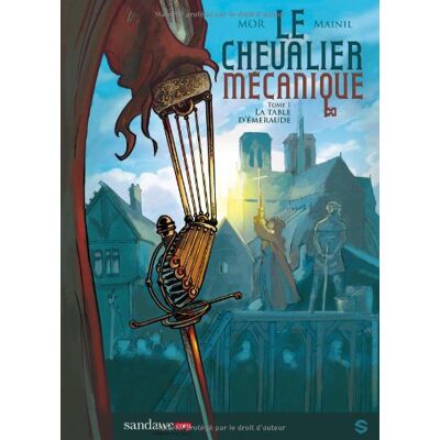 Mor Le Chevalier Mécanique. Vol. 1. La Table D'Émeraude - Publicité Mor Le Chevalier Mécanique. Vol. 1. La Table D'Émeraude - Publicité