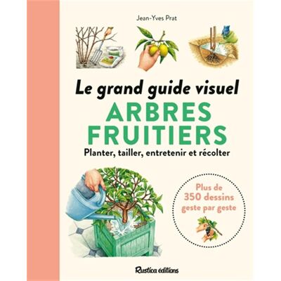 Jean-Yves Prat Arbres Fruitiers : Le Grand Guide Visuel : Planter, Tailler, Entretenir Et Récolter, Plus De 350 Dessins Geste Par Geste - Publicité Jean-Yves Prat Arbres Fruitiers : Le Grand Guide Visuel : Planter, Tailler, Entretenir Et Récolter, Plus De 350 Dessins Geste Par Geste - Publicité
