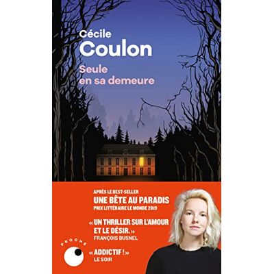 Cécile Coulon Seule En Sa Demeure - Publicité Cécile Coulon Seule En Sa Demeure - Publicité