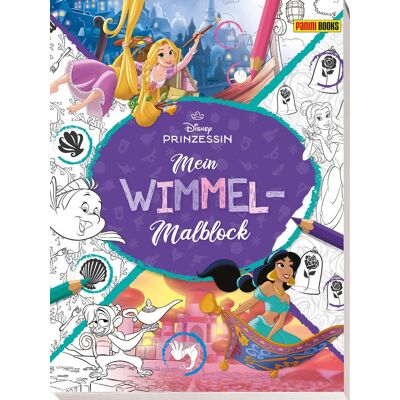 Panini Disney Prinzessin: Mein Wimmel-Malblock: Malblock Mit Perforation - Publicité Panini Disney Prinzessin: Mein Wimmel-Malblock: Malblock Mit Perforation - Publicité