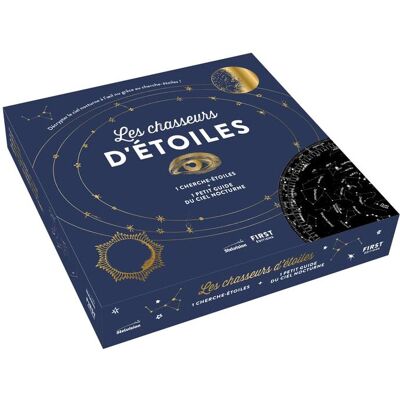 Blandine Pluchet Les Chasseurs D'Étoiles : Décrypter Le Ciel Nocturne À L'Oeil Nu Grâce Au Chezche-Étoiles ! : Coffret - Publicité Blandine Pluchet Les Chasseurs D'Étoiles : Décrypter Le Ciel Nocturne À L'Oeil Nu Grâce Au Chezche-Étoiles ! : Coffret - Publicité