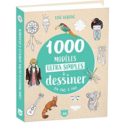 1.000 Modèles Ultra Simples À Dessiner En Pas À Pas - Publicité 1.000 Modèles Ultra Simples À Dessiner En Pas À Pas - Publicité