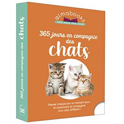 Editions 365 365 Jours En Compagnie Des Chats : Passez Chaque Jour Un Moment Doux Et Ronronnant En Compagnie D'Adorables Boules De Poils - Publicité Editions 365 365 Jours En Compagnie Des Chats : Passez Chaque Jour Un Moment Doux Et Ronronnant En Compagnie D'Adorables Boules De Poils - Publicité