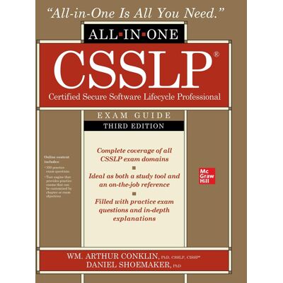 Conklin Csslp Certified Secure Software Lifecycle Professional All-In-One Exam Guide, Third Edition - Publicité Conklin Csslp Certified Secure Software Lifecycle Professional All-In-One Exam Guide, Third Edition - Publicité