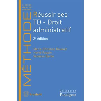 Réussir Ses Td. Droit Administratif - Publicité Réussir Ses Td. Droit Administratif - Publicité