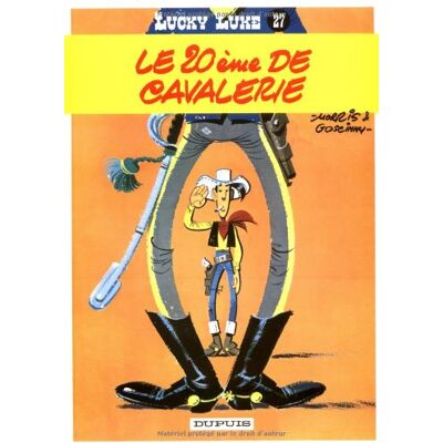 Morris Lucky Luke. Vol. 27. Le 20e De Cavalerie - Publicité Morris Lucky Luke. Vol. 27. Le 20e De Cavalerie - Publicité