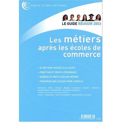 Collectif Les Métiers Après Les Écoles De Commerce - Publicité Collectif Les Métiers Après Les Écoles De Commerce - Publicité