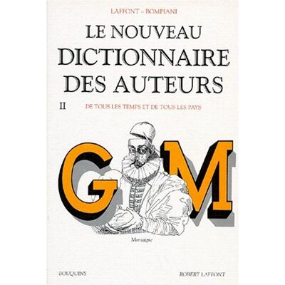 Robert Laffont Le Nouveau Dictionnaire Des Auteurs. Vol. 2. G-M - Publicité Robert Laffont Le Nouveau Dictionnaire Des Auteurs. Vol. 2. G-M - Publicité