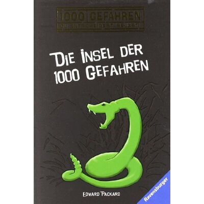 Edward Packard Die Insel Der 1000 Gefahren - Publicité Edward Packard Die Insel Der 1000 Gefahren - Publicité