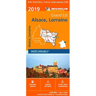 Alsace Et Lorraine 17516 Carte Michelin Kaart 2019 - Publicité Alsace Et Lorraine 17516 Carte Michelin Kaart 2019 - Publicité