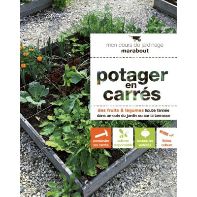 Collectif Potager En Carrés : Des Fruits & Légumes Toute L'Année Dans Un Coin Du Jardin Ou Sur La Terrasse - Publicité Collectif Potager En Carrés : Des Fruits & Légumes Toute L'Année Dans Un Coin Du Jardin Ou Sur La Terrasse - Publicité