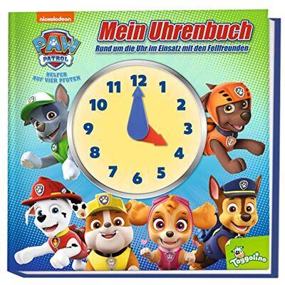 Panini Paw Patrol: Mein Uhrenbuch - Rund Um Die Uhr Im Einsatz Mit Den Fellfreunden: Buch Mit Uhr Zum Lernen - Publicité Panini Paw Patrol: Mein Uhrenbuch - Rund Um Die Uhr Im Einsatz Mit Den Fellfreunden: Buch Mit Uhr Zum Lernen - Publicité