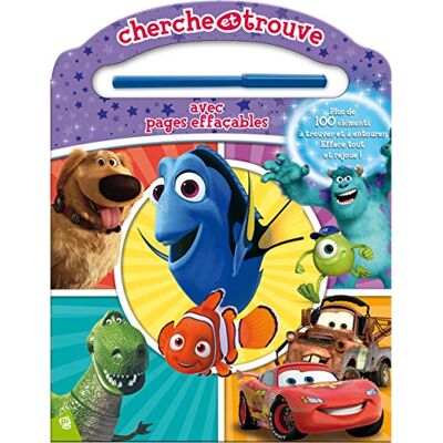 Collectif Disney Pixar : Cherche Et Trouve Avec Pages Effaçables - Publicité Collectif Disney Pixar : Cherche Et Trouve Avec Pages Effaçables - Publicité