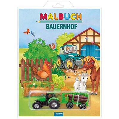 Trötsch Verlag GmbH & Co. KG Malbuch Bauernhof: Mit 2 Spielzeugen (Malbücher Mit ..., Band 1) - Publicité Trötsch Verlag GmbH & Co. KG Malbuch Bauernhof: Mit 2 Spielzeugen (Malbücher Mit ..., Band 1) - Publicité
