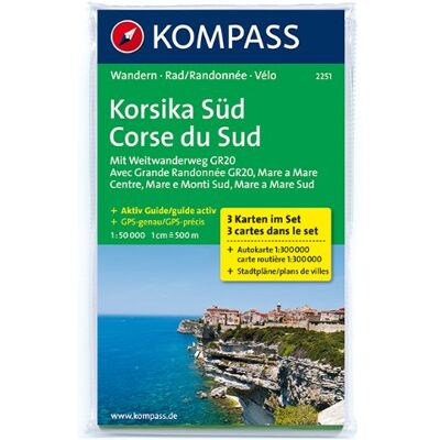 Collectif Korsika Süd - Corse Du Sud - Weitwanderweg Gr20: Wanderkarten-Set Mit Aktiv Guide. Gps-Genau. 1:50000 - Publicité Collectif Korsika Süd - Corse Du Sud - Weitwanderweg Gr20: Wanderkarten-Set Mit Aktiv Guide. Gps-Genau. 1:50000 - Publicité