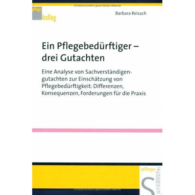 Barbara Reisach Ein Pflegebedürftiger, Drei Gutachten - Publicité Barbara Reisach Ein Pflegebedürftiger, Drei Gutachten - Publicité