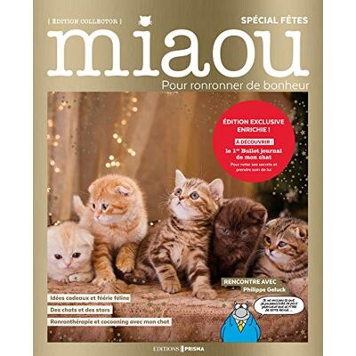 Miaou : Pour Ronronner De Bonheur. Spécial Fêtes - Publicité Miaou : Pour Ronronner De Bonheur. Spécial Fêtes - Publicité