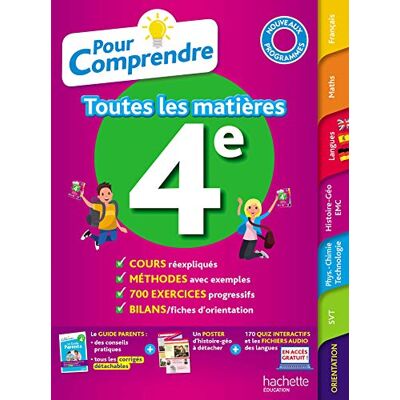 Collectif Pour Comprendre Toutes Les Matières 4e - Publicité Collectif Pour Comprendre Toutes Les Matières 4e - Publicité