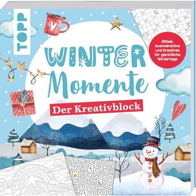 frechverlag Winter-Momente. Der Kreativblock: Rätsel, Ausmalmotive Und Kreatives Für Gemütliche Wintertage - Publicité frechverlag Winter-Momente. Der Kreativblock: Rätsel, Ausmalmotive Und Kreatives Für Gemütliche Wintertage - Publicité