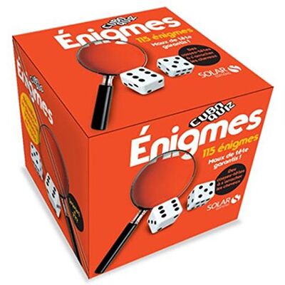 Solar Enigmes Cuboquiz : 115 Énigmes, Maux De Tête Garantis ! : Des Casses-Têtes À S'Arracher Les Cheveux - Publicité Solar Enigmes Cuboquiz : 115 Énigmes, Maux De Tête Garantis ! : Des Casses-Têtes À S'Arracher Les Cheveux - Publicité