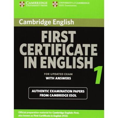 Cambridge University Press Cambridge First Certificate In English 1 With Answers: Official Examination Papers From University Of Cambridge Esol Examinations: Level 1 (Fce Practice Tests) - Publicité Cambridge University Press Cambridge First Certificate In English 1 With Answers: Official Examination Papers From University Of Cambridge Esol Examinations: Level 1 (Fce Practice Tests) - Publicité