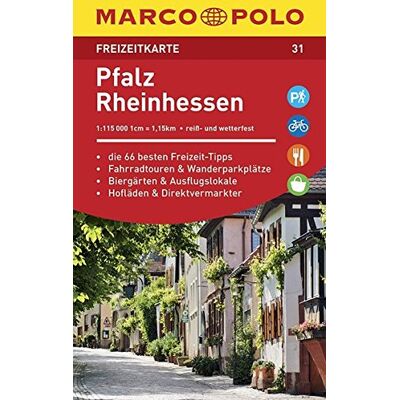 Marco Polo Freizeitkarte Pfalz, Rheinhessen - Publicité Marco Polo Freizeitkarte Pfalz, Rheinhessen - Publicité