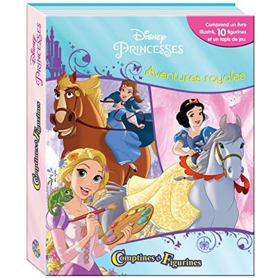 Disney Princesses 12 Figurines Et Un Tapis De Jeu - Livre Cartonné De 10 Pages - Editions Phidal - Publicité Disney Princesses 12 Figurines Et Un Tapis De Jeu - Livre Cartonné De 10 Pages - Editions Phidal - Publicité