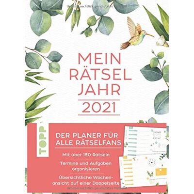 frechverlag Mein Rätseljahr 2021: Der Planer Für Alle Rätselfans. Mit Über 150 Logik-Rätseln - Publicité frechverlag Mein Rätseljahr 2021: Der Planer Für Alle Rätselfans. Mit Über 150 Logik-Rätseln - Publicité