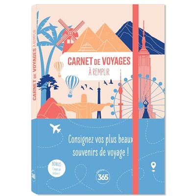 Editions 365 Carnet De Voyages À Remplir - Publicité Editions 365 Carnet De Voyages À Remplir - Publicité
