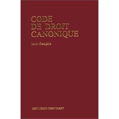 Collectif Code De Droit Canonique : Texte Officiel Et Traduction Française - Publicité Collectif Code De Droit Canonique : Texte Officiel Et Traduction Française - Publicité
